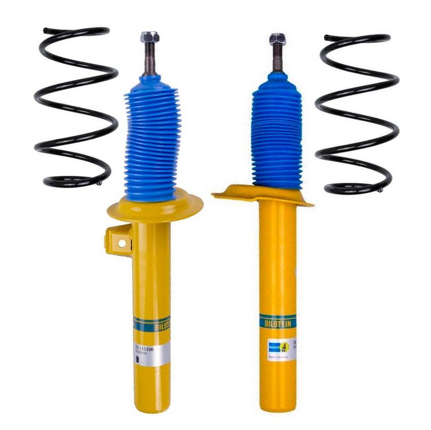 BMW Suspension Strut and Coil Spring Kit - Front (Standard Suspension) (B8 Performance Plus) 31331096184 - Bilstein 3817502KIT